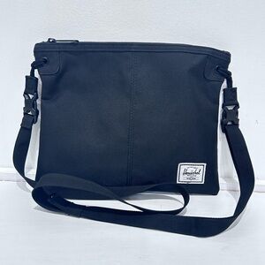 Herschel Supply Company Black Alder‎ Crossbody Messenger Bag Adjustable Strap